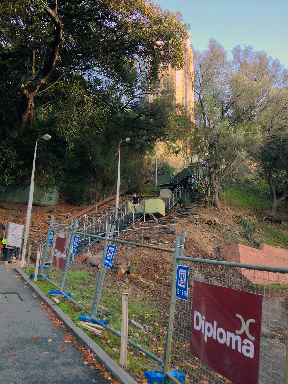 At the bottom of Jacobs Ladder, only 242 steps to the top A photograph