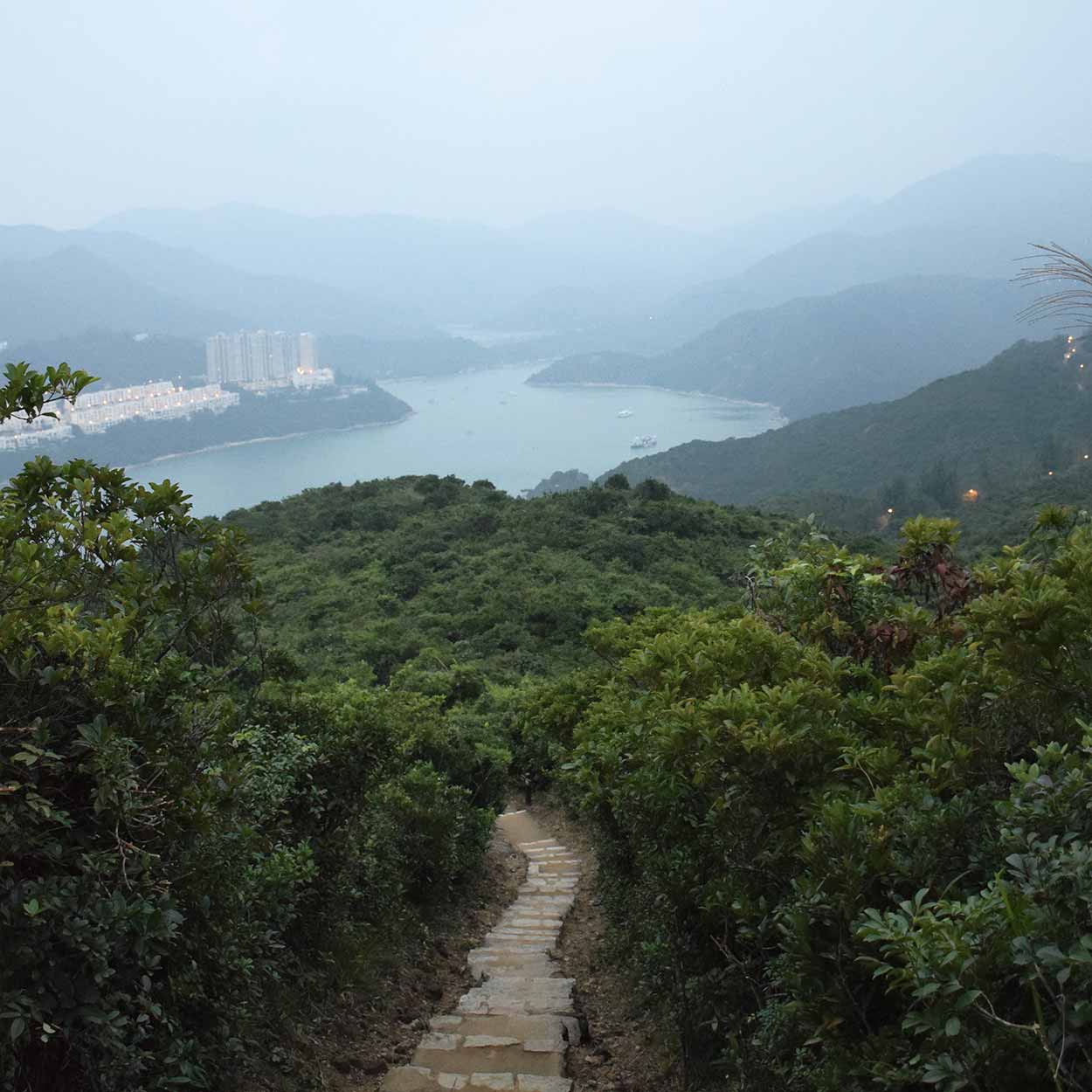 Looking towards Tai Tam Harbour, Dragon's Back, Hong Kong Trail Section 8, China