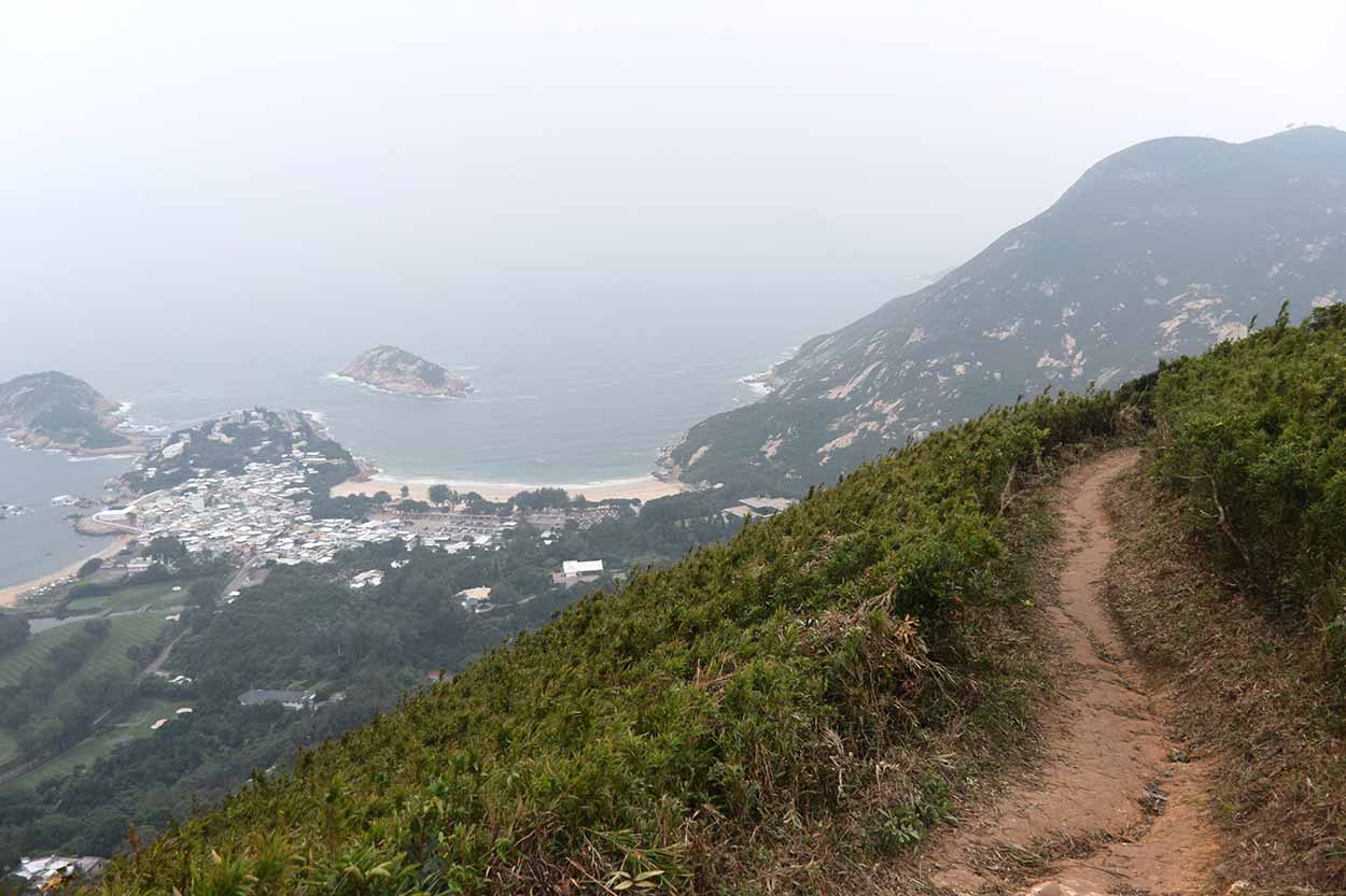 Amazing views to Shek O, Dragon's Back, Hong Kong Trail Section 8, China