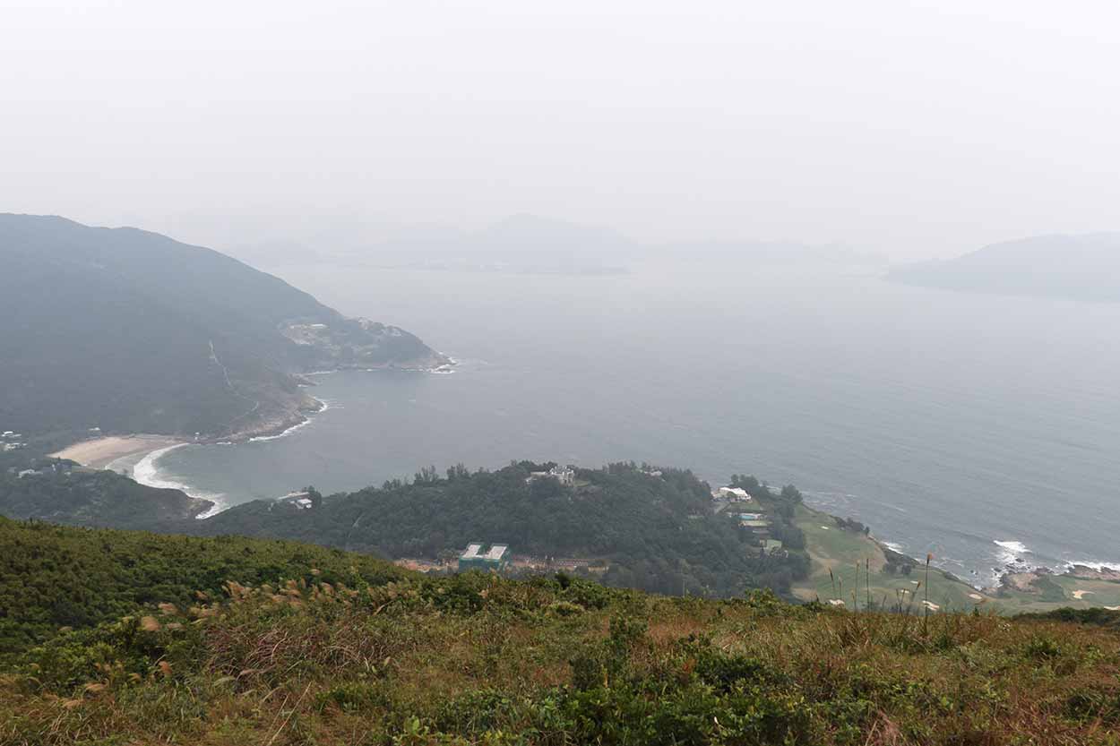 Views to Big Wave Bay, Dragon's Back, Hong Kong Trail Section 8, China