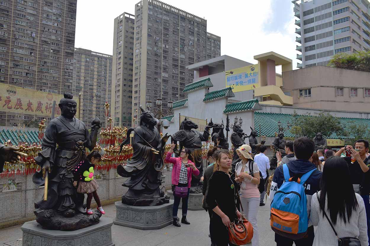 Zodiac animal statues, Sik Sik Yuen Wong Tai Sin Temple, Hong Kong, China