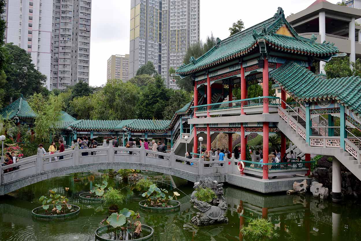 Good Wish Garden, Sik Sik Yuen Wong Tai Sin Temple, Hong Kong, China