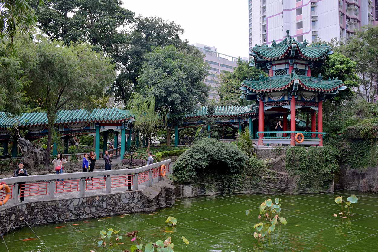 Good Wish Garden, Sik Sik Yuen Wong Tai Sin Temple, Hong Kong, China
