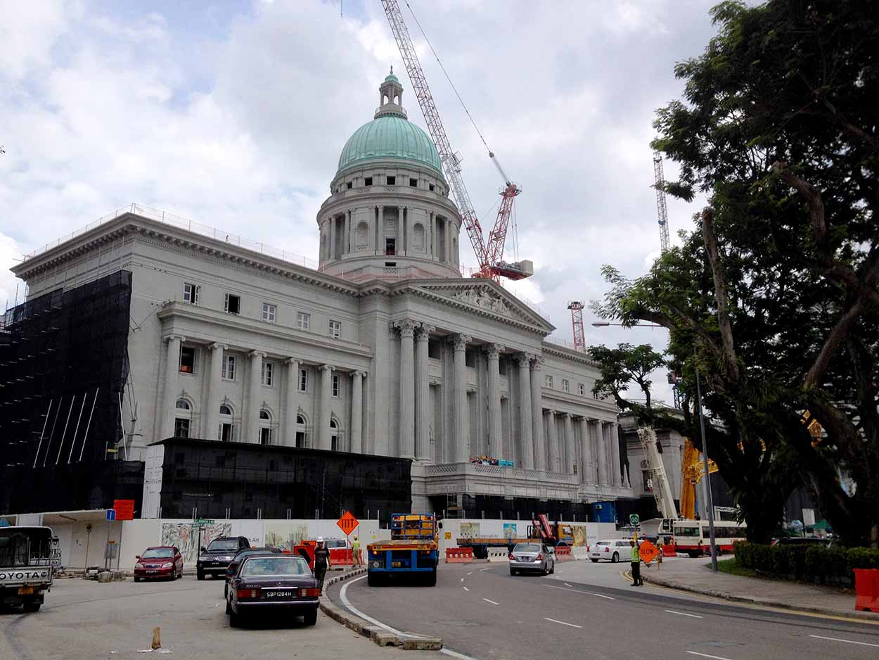 Former Supreme Court Building and the soon to be National Art Gallery, Singapore